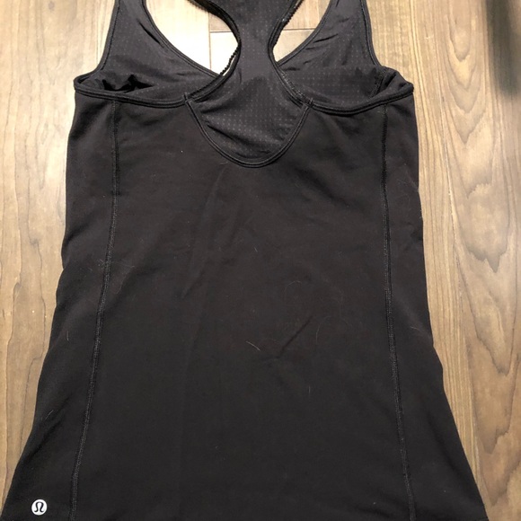 Lululemon deep breath tank black size 6 - Picture 6 of 7